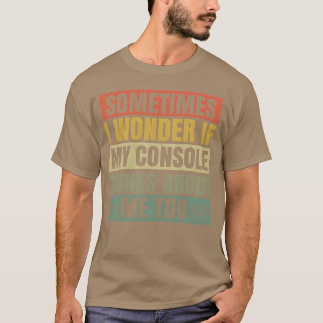 Camiseta Namorada que joga video game engraçada de console  (Frente)