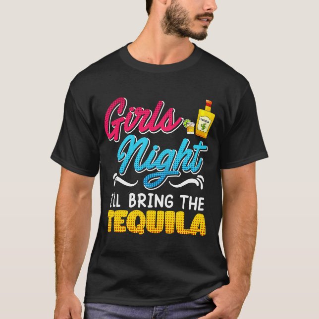 Camiseta Namorada, trarei a pausa de primavera de Tequila 1 (Frente)
