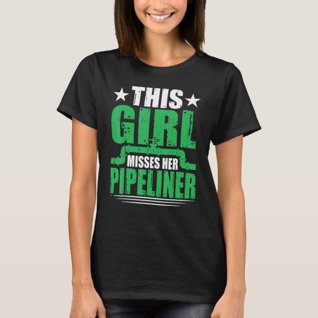 Camiseta Namorada Wife Pipeliner Solder Pipeline (Frente)