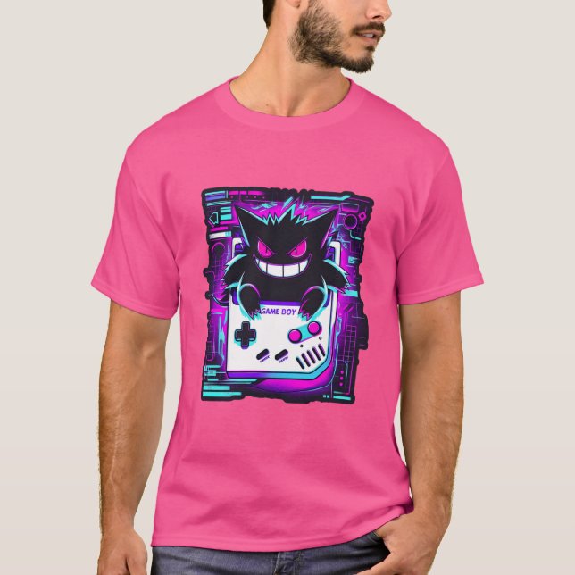 Camiseta Namorado assustador retrô (Frente)