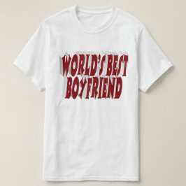 Camiseta Namorado com tipografia burgundy