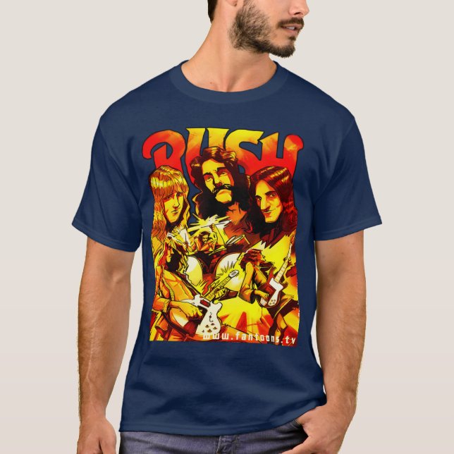 Camiseta Namorado da banda Rush (Frente)