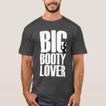 Namorado de Bunda Grande Engraçado em Gráfico de T