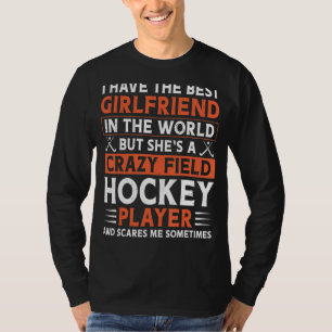 Camiseta Namorado De Hóquei Em Campo Eu Tenho O Melhor Namo