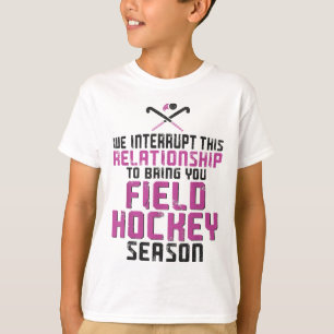 Camiseta Namorado de Hóquei em Campo Nós Interrompemos Esta
