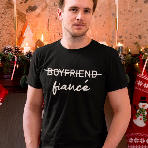 Camiseta Namorado de Noivados de Casais de Fidelidade do Fi