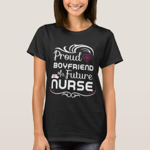 Camiseta Namorado de Orgulho De Um Enfermeiro De Enfermeira