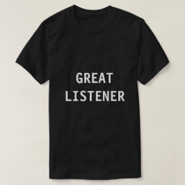 Camiseta Namorado de Ouvinte de excelente
