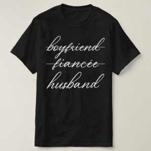 Camiseta namorado noivo marido