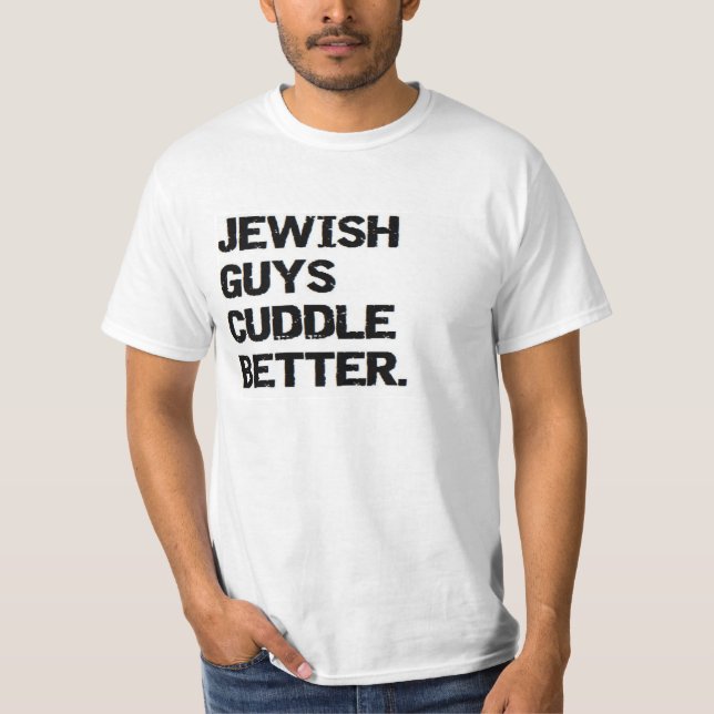 Camiseta namorados: as caras judaicas afagam melhor (Frente)