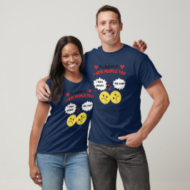 Camiseta Namorados Casal I Odeio Casal Pessoas