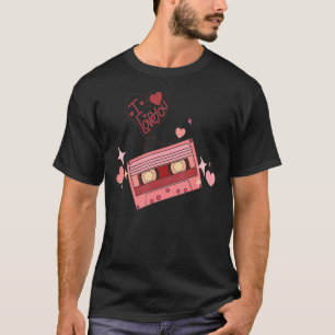 Camiseta Namorados Cassette Love Song Casal Valentin