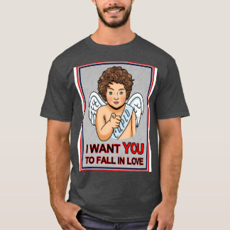 Camiseta Namorados Cupido Bonito Que Eu Quero Que Você Faça