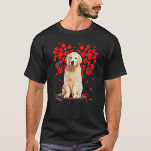 Camiseta Namorados de Cachorro do Retriever de Ouro Cachorr