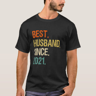 Camiseta namorados de Casamento de 1Rua Melhor Marido Desde