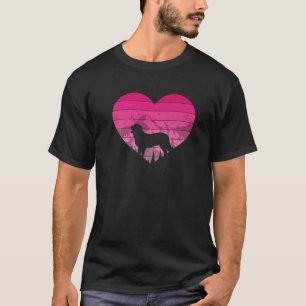 Camiseta Namorados de coração do Ouro de retenção do po