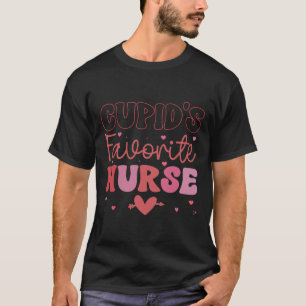 Camiseta Namorados de Enfermeira Favorito Er do Cupid
