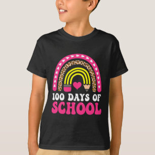 Camiseta Namorados De Professora De Volta À Escola 100 Dias