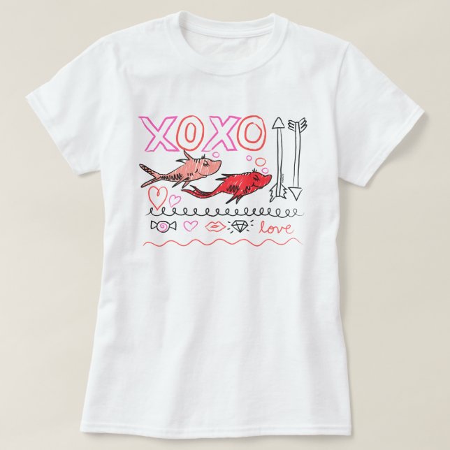 Camiseta Namorados Dr. Seuss| Design XOXO (Frente do Design)