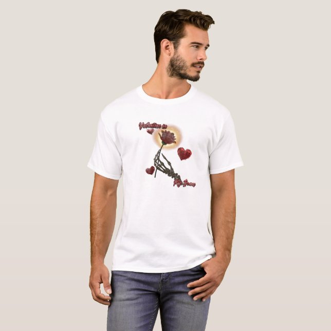 Camiseta Namorados em Meus Ossos (Frente Completa)