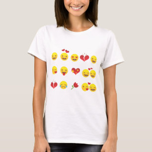 Camiseta Namorados Emojis