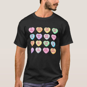 Camiseta namorados Engraçado de Conversação do dia de os