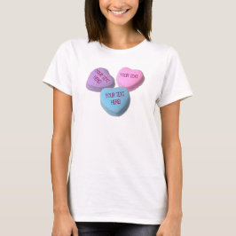 Camiseta Namorados Engraçado Encoraja seu texto personaliza