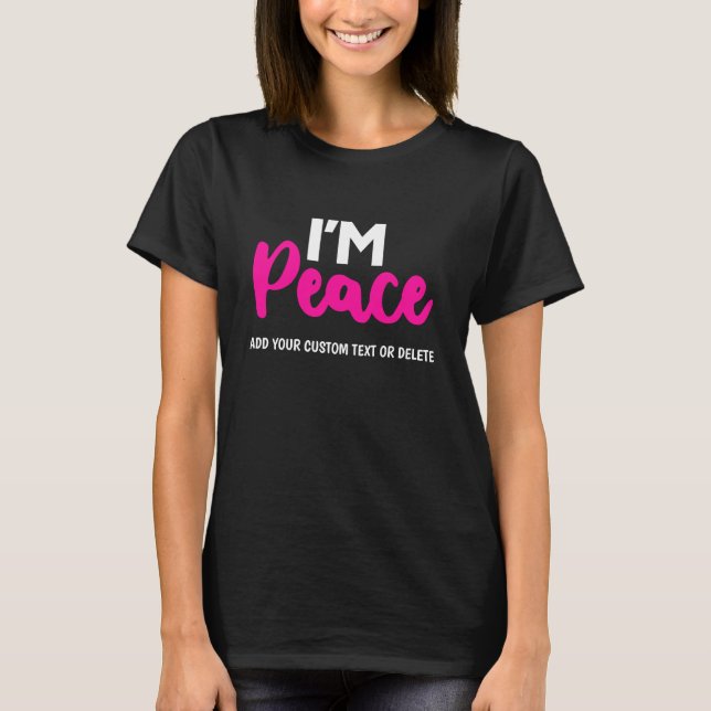 Camiseta Namorados Engraçados que sou o Presente da Paz par (Frente)