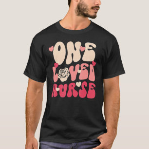 Camiseta Namorados Feliz Enfermeira Ama RN ER Nurse Va