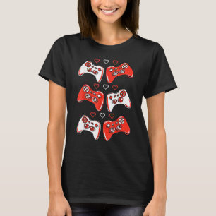 Camiseta Namorados Games Video Game Controller Heart Gamer