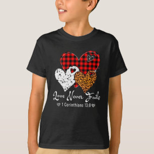 Camiseta Namorados Impressão-leopardo-Xadrez-coração- Nu