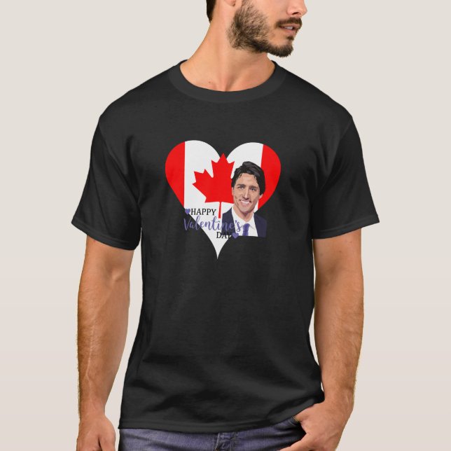 Camiseta namorados Justin trudeau (Frente)
