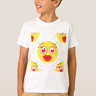 Camiseta Namorados kiss Emoji