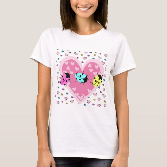 CAMISETA NAMORADOS LADYBUGS (Frente)