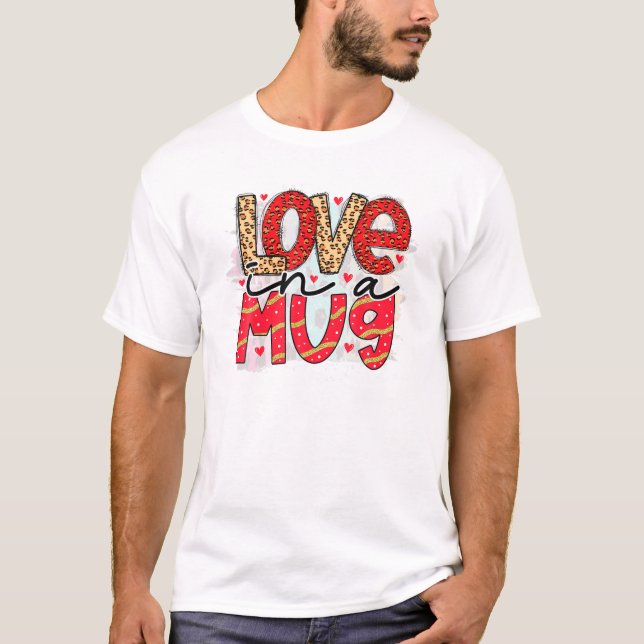 Camiseta Namorados Love Mug Dia de os namorados V-Day Fever (Frente)