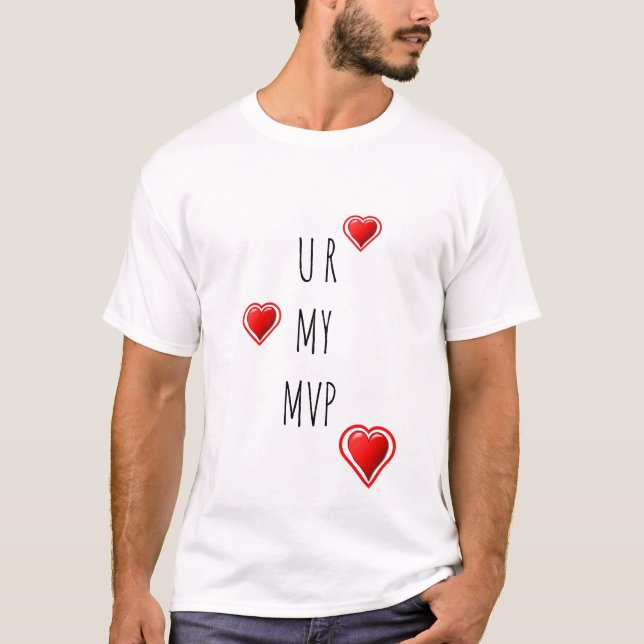 Camiseta Namorados na moda U R MY MVP (Frente)
