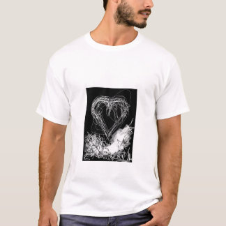 Camiseta Namorados preto e branco