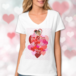 Camiseta Namorados Que Você Faz Meu Coração Pop