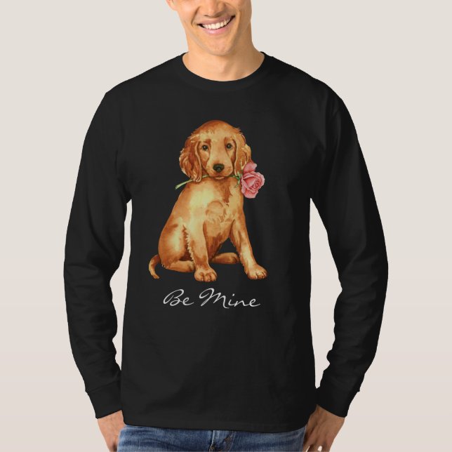 Camiseta Namorados Rosa Irish Setter (Frente)
