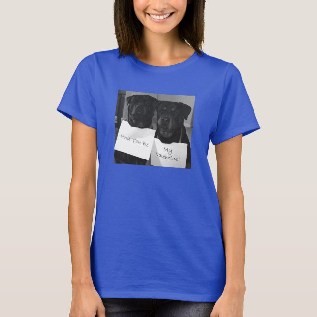 Camiseta Namorados Rottweiler (Frente)