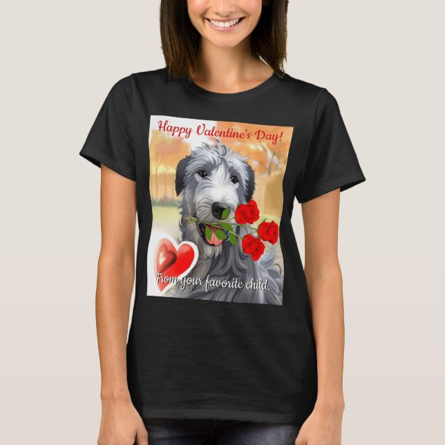 Camiseta Namorados Wolfhound Irish (Frente)