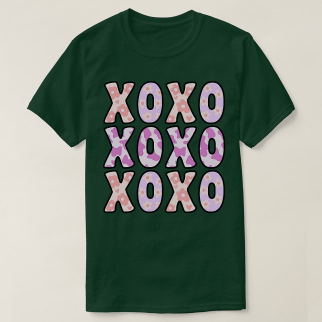 Camiseta namorados xoxo 2 (Frente do Design)