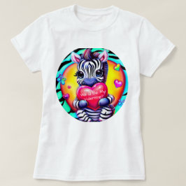 Camiseta Namorados Zebra do Estilo Retroativo