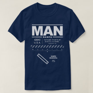 Camiseta Nampa Municipal Airport MAN