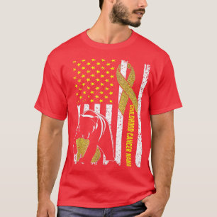 Camiseta Nana Bear Infância Cancer Conscientização Vovó de