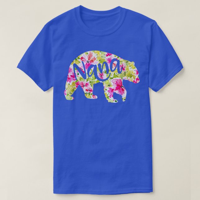 Camiseta Nana Bear Women Natal Vovó Pajamas (Frente do Design)