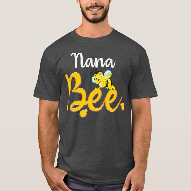Camiseta Nana Bee Matching Family First Bee Day Outfits (Frente)