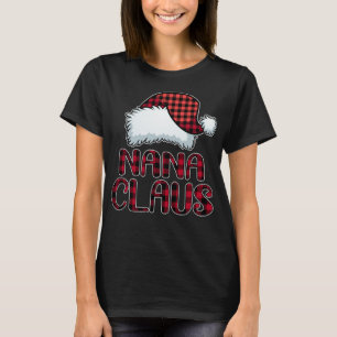 Camiseta Nana Claus Engraçado Festa de Natal Pajama