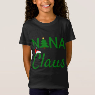 Camiseta Nana Claus - Pai Claus Baby Claus Mama Claus Paj