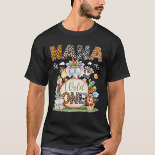 Camiseta Nana Da Aves De 1 Rua Selvagem Da Tribo Safari